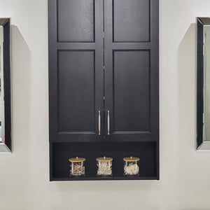 ITY International - Ensemble de 3 Grands Pots de Rangement avec Couvercle en Bambou - Simple Boutique