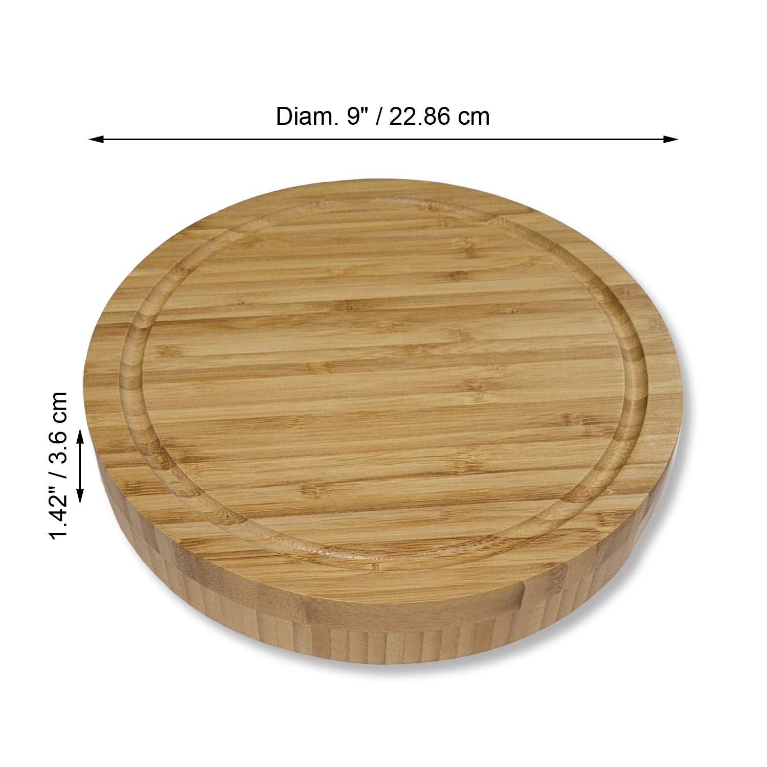 ITY International - Ensemble de Couteaux à Fromage avec Planche à Découper en Bambou - Simple Boutique