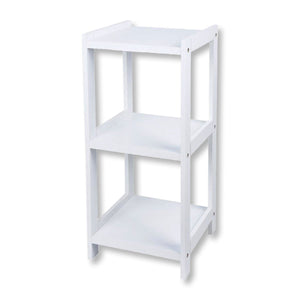 ITY International - Étagère à 3 Étages en MDF, 13.5" x 30.9" x 13", Blanc - Simple Boutique