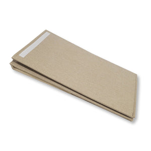 ITY International - Panier à Linge Pliable en Tissu, 15.75" x 11.85" x 23.65", Beige - Simple Boutique