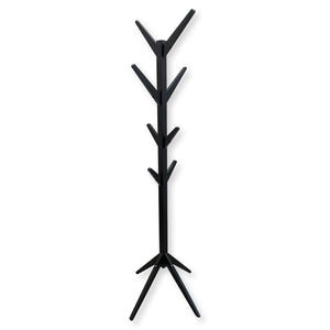 ITY International - Patère/Porte-Manteaux, Fabriqué en MDF, Hauteur de 70", Noir - Simple Boutique