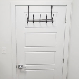 ITY International - Rail de 10 Crochets pour Porte, Nickel Noir - Simple Boutique