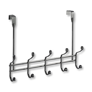 ITY International - Rail de 10 Crochets pour Porte, Nickel Noir - Simple Boutique