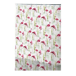 ITY International - Rideau de Douche en Peva, 71" x 71", Motif de Flamant Rose - Simple Boutique
