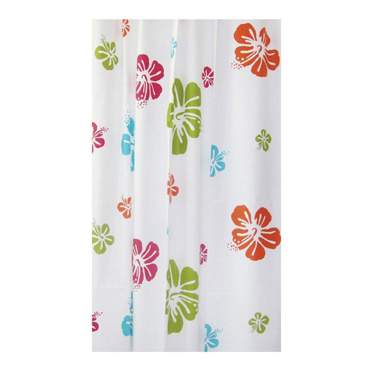 ITY International - Rideau de Douche en Peva, 71" x 71", Motif de Fleurs - Simple Boutique