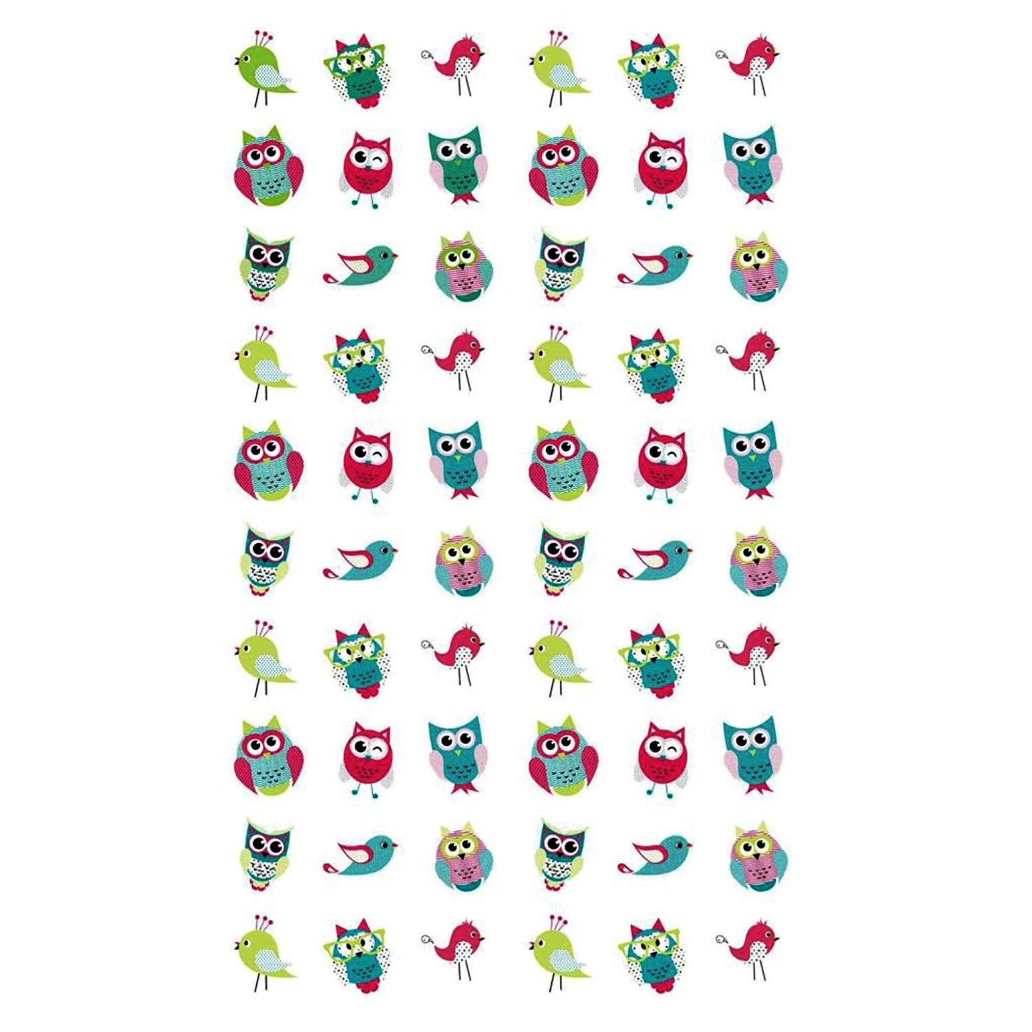 ITY International - Rideau de Douche en Peva, 71" x 71", Motif de Hibou - Simple Boutique