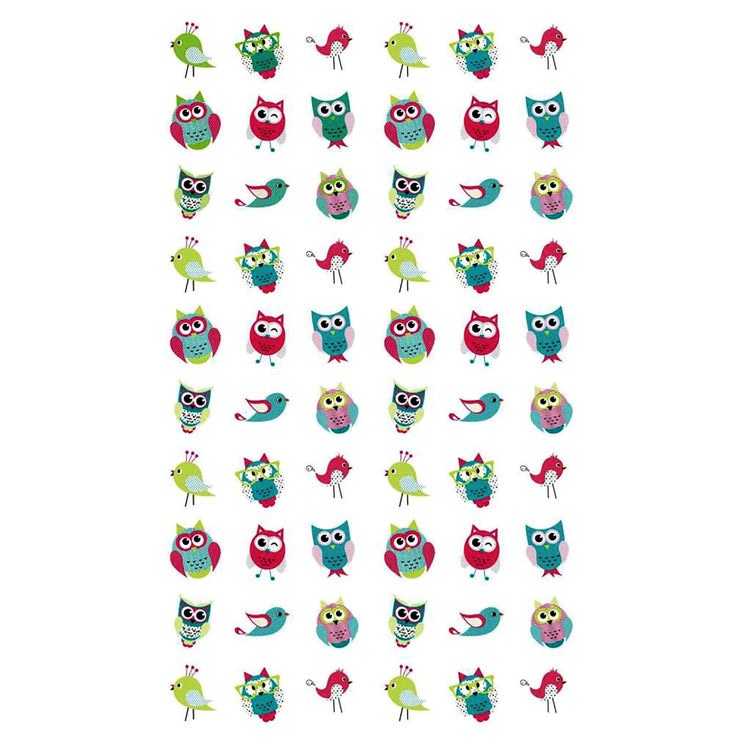 ITY International - Rideau de Douche en Peva, 71" x 71", Motif de Hibou - Simple Boutique