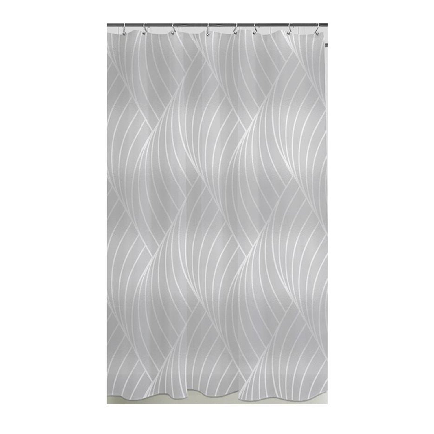 ITY International - Rideau de Douche en Peva, 71" x 71", Motif de Vague - Simple Boutique