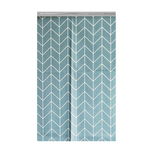 ITY International - Rideau de Douche en Polyester, 71" x 71", Turquoise - Simple Boutique