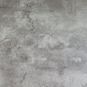 ITY International - Table d'appoint Carré à 2 Niveaux, 16"x16"x32", Gris Ciment - Simple Boutique