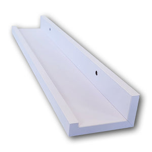 ITY International - Tablette Flottante Murale, 27.55"x3.75"x2", Blanc - Simple Boutique