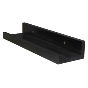 ITY International - Tablette Flottante Murale, 47.25"x3.75"x2", Noir - Simple Boutique