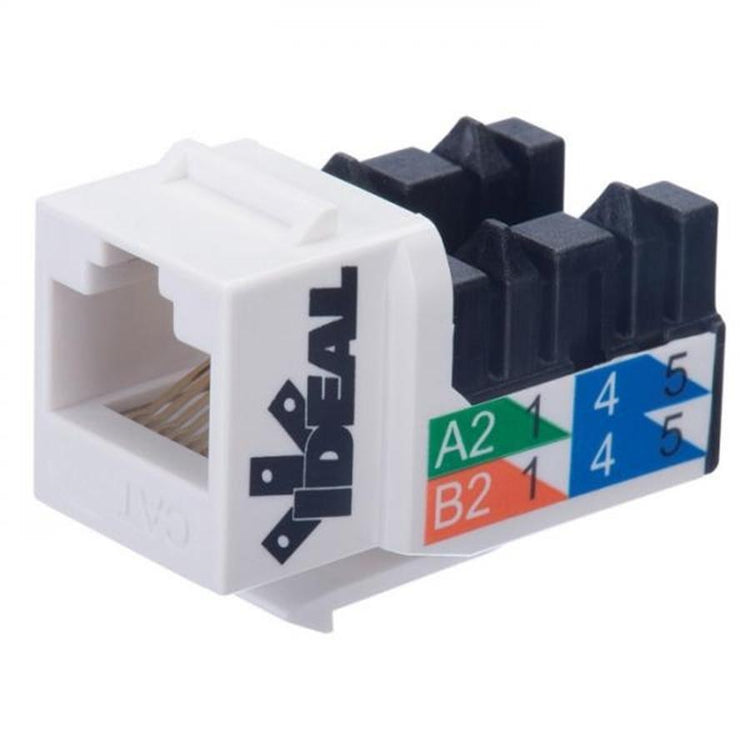 Ideal Industries Cat6 Keystone Jack Blanc - Simple Boutique