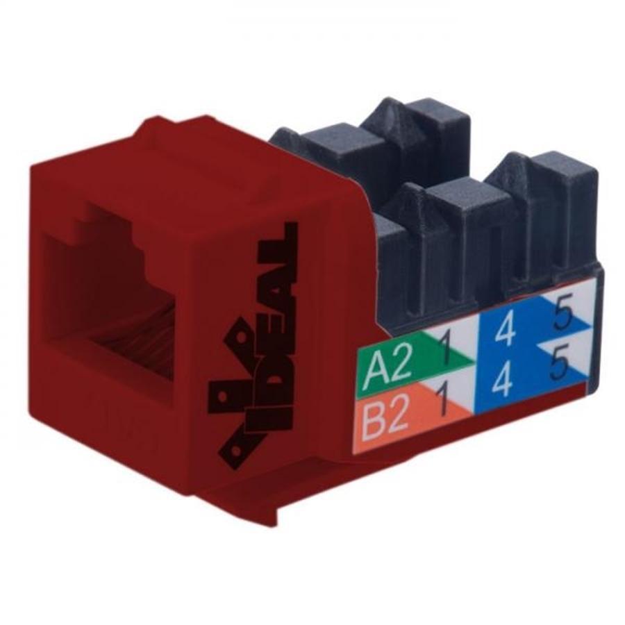 Ideal Industries Cat6 Keystone Jack Rouge - Simple Boutique
