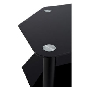 Impressions BM-105 Meuble Audio-Video À 3 Tablettes En Verre Trempé - Simple Boutique