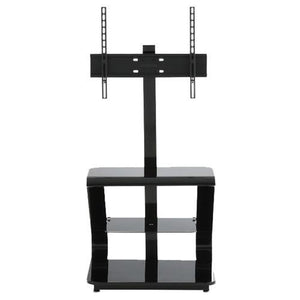 Impressions BTV-304 Meuble De TV Avec 3 Tablettes Style En Z Noir Pour Télévisions De 32" À 55" - Simple Boutique