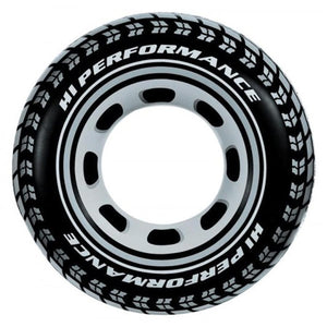 Intex - Boué Géante Gonflable pour Piscine, 36'', Motif de Pneu - Simple Boutique