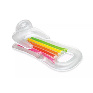 Intex - Fauteuil Gonflable pour Piscine, 63'' x 33.5'', Blanc - Simple Boutique