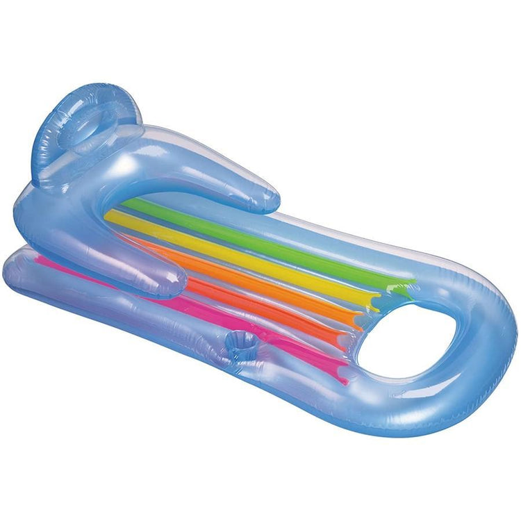 Intex - Fauteuil Gonflable pour Piscine, 63'' x 33.5'', Bleu - Simple Boutique