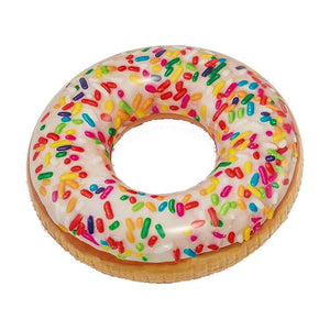Intex - Grande Boué Gonflable, Diamètre de 39'', Motif Donut Sucré - Simple Boutique