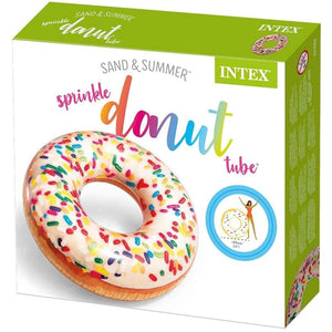 Intex - Grande Boué Gonflable, Diamètre de 39'', Motif Donut Sucré - Simple Boutique