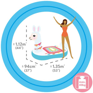 Intex Lama Géant Gonflable pour Piscine 37" x 53" x 44" Blanc - Simple Boutique