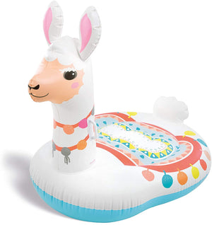 Intex Lama Géant Gonflable pour Piscine 37" x 53" x 44" Blanc - Simple Boutique
