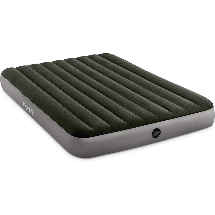 Intex - Matelas Gonflable DuraBeam, Poids Maximum 600lbs, Grandeur Queen, Gris - Simple Boutique
