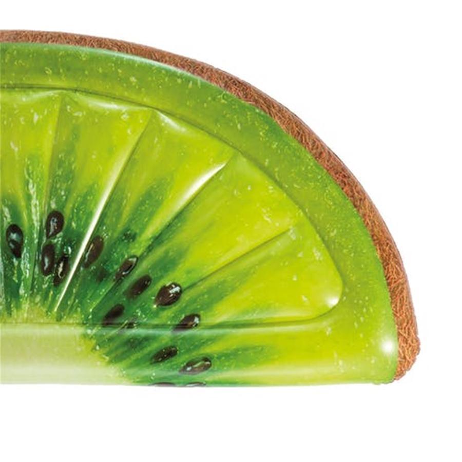 Intex - Matelas Gonflable pour Piscine en Forme de Tranche de Kiwi Géant, Vert - Simple Boutique