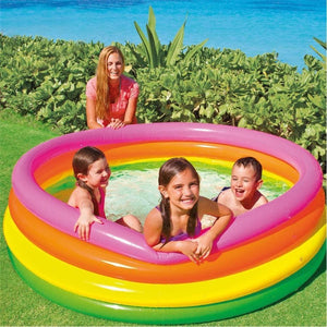 Intex - Piscine Gonflable pour Enfant, 66'' x 18'', Arc-en-Ciel - Simple Boutique