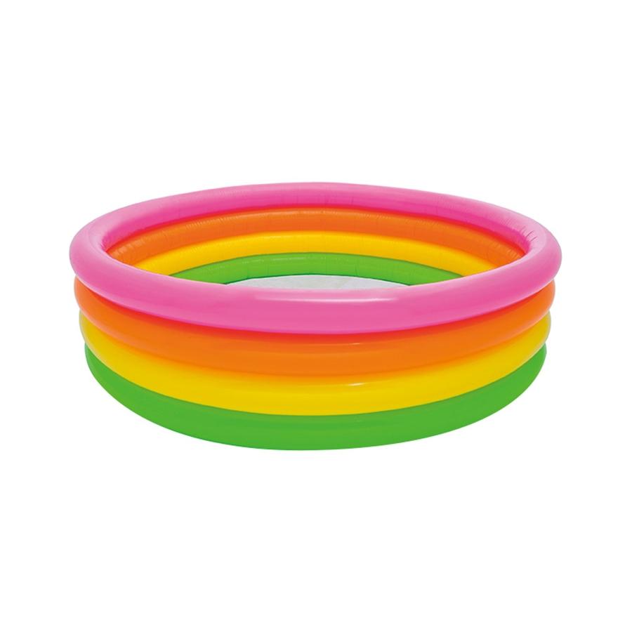 Intex - Piscine Gonflable pour Enfant, 66'' x 18'', Arc-en-Ciel - Simple Boutique