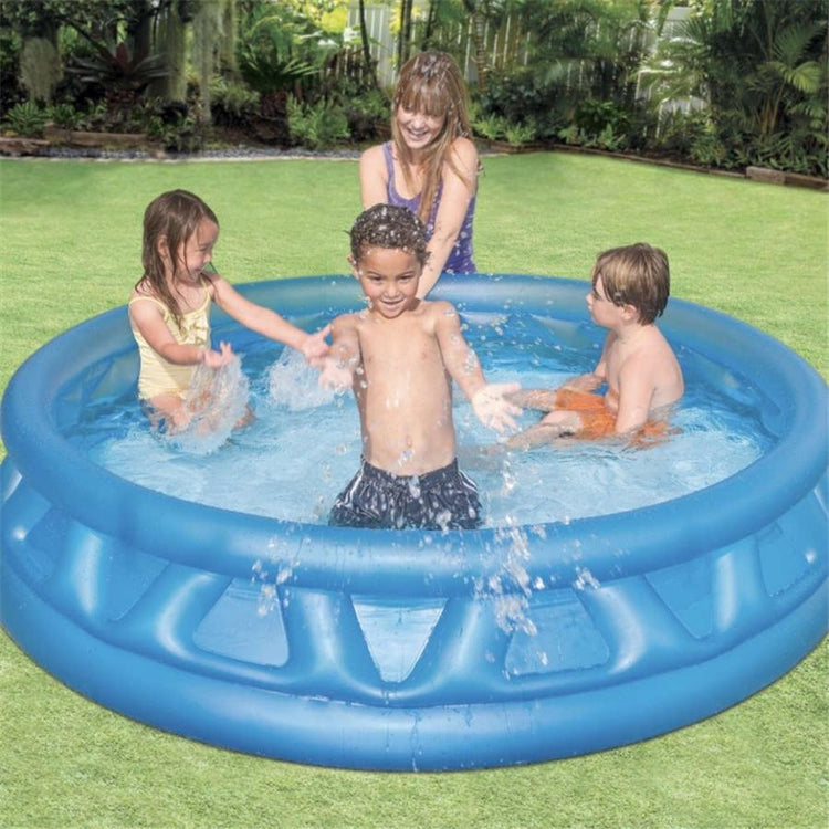 Intex - Piscine Gonflable pour Enfant, 74'' x 18'', Bleu - Simple Boutique