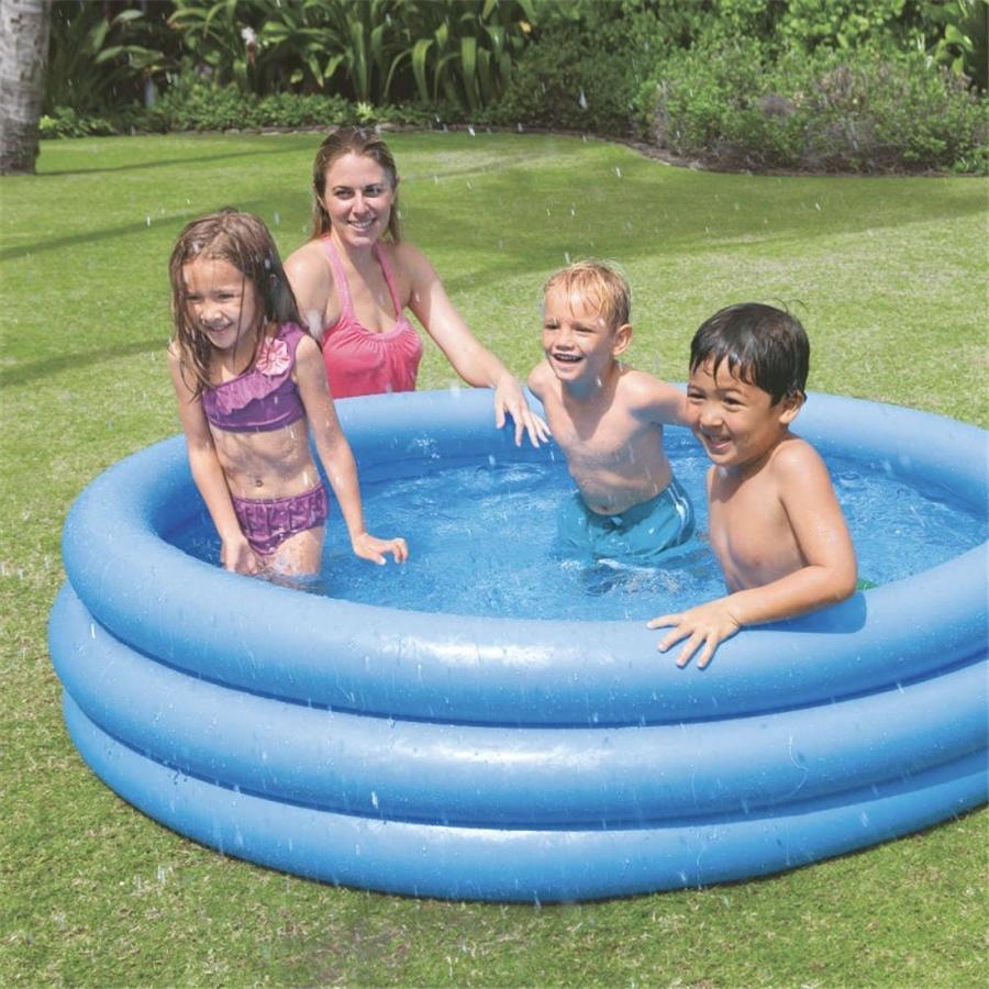 Intex - Piscine Gonflable pour Enfants, 66'' de Diamètre, Bleu Cristal - Simple Boutique