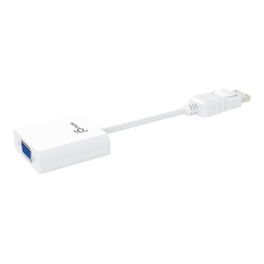 J5Create - Adaptateur DisplayPort à VGA, Blanc - Simple Boutique