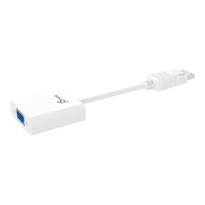 J5Create - Adaptateur DisplayPort à VGA, Blanc - Simple Boutique