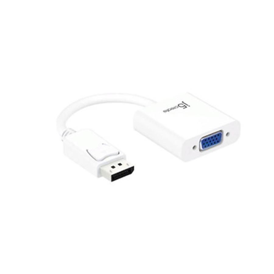 J5Create - Adaptateur DisplayPort à VGA, Blanc - Simple Boutique