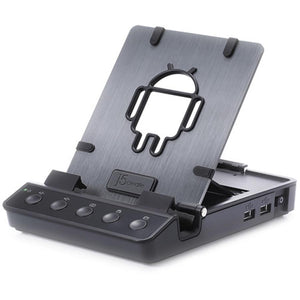 J5Create - Support Android pour Téléphone avec Ports USB avec sortie HDMI et VGA, micro-USB et sortie audio AUX 3,5 mm, Noir - Simple Boutique