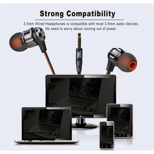 JBL T180A Écouteurs Bouton avec Télécommande et Micro Noir - Simple Boutique