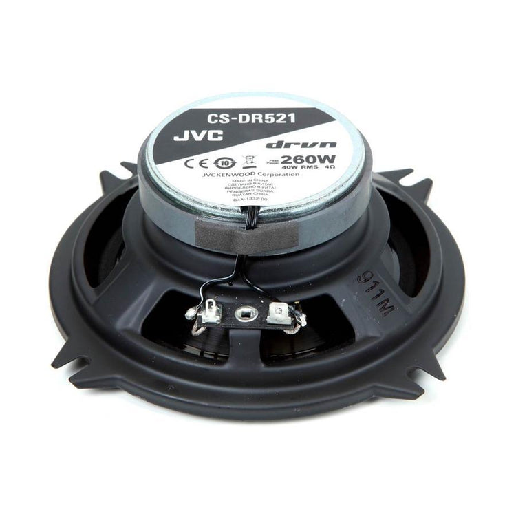JVC CS-DR521 Haut-Parleurs Stéréo Coaxiaux 2 Voies 5-1 / 4 ", 260 W, Pour Voiture, Noir - Simple Boutique