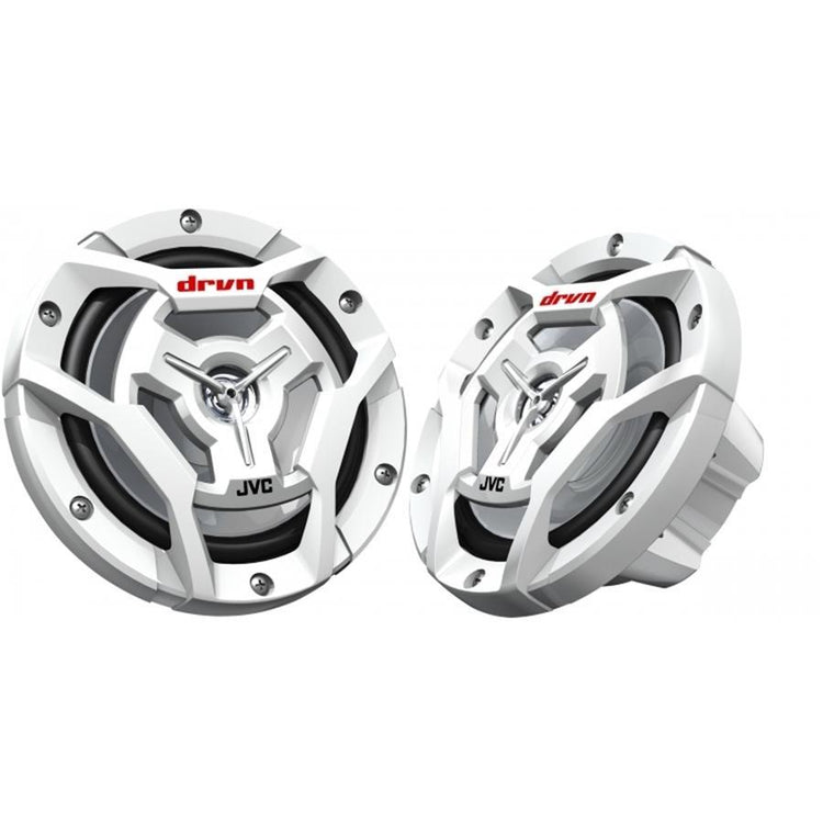 JVC CS-DR6201MW Haut-Parleurs Coaxiaux à 2 Voies 6 1/2 " Marine / MotorSport avec Woofers Résistant à l'eau 150W, Blancs - Simple Boutique