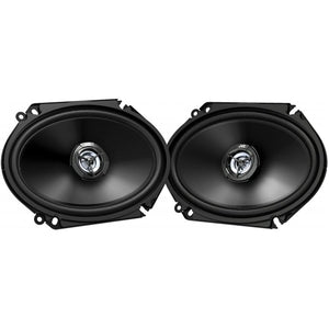 JVC CS-DR6821 Haut-Parleurs Stéréo 6 x 8" Coaxiaux à 2 Voies 300W, Pour Voiture, Noir - Simple Boutique