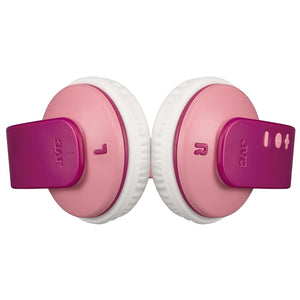 JVC - Casque d'écoute Sans-Fil pour Enfants, Bluetooth 5.0, Limiteur de Volume Sécuritaire, Rose - Simple Boutique