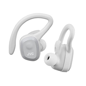 JVC - Écouteurs Sans-Fil Intra-Auriculaire Sport, Bluetooth 5.0, Avec Boitier de Recharge, Gris - Simple Boutique