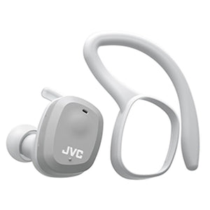 JVC - Écouteurs Sans-Fil Intra-Auriculaire Sport, Bluetooth 5.0, Avec Boitier de Recharge, Gris - Simple Boutique