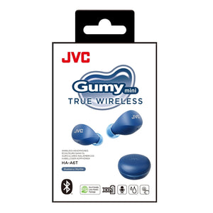 JVC HA-A6T-A - Écouteur Sans-Fil Intra-Auriculaire, Bluetooth 5.1, Avec Boitier de Recharge et Commande Tactile, Bleu - Simple Boutique