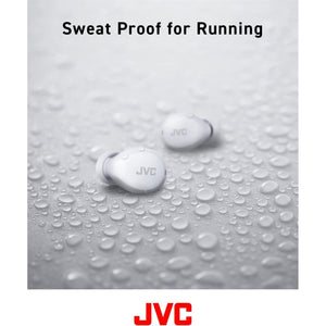 JVC HA-A6T-W - Écouteur Sans-Fil Intra-Auriculaire, Bluetooth 5.1, Avec Boitier de Recharge et Commande Tactile, Blanc - Simple Boutique