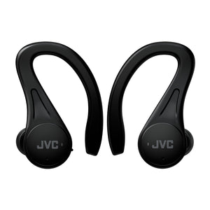 JVC HA-EC25T - Écouteurs Intra-Auriculaires Sans-Fil pour le Sport, Bluetooth 5.1, Avec Boitier de Recharge et Commandes Tactiles, Noir - Simple Boutique