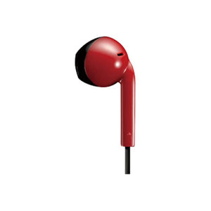 JVC HA-F19M-RB Écouteur Retro Intra-Auriculaire avec Microphone et Télécommande Rouge - Simple Boutique