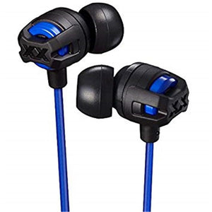 JVC HA-FX103M-A Écouteurs XX Intra-Auriculaire Résistant avec Microphone et Télécommande Bleu - Simple Boutique