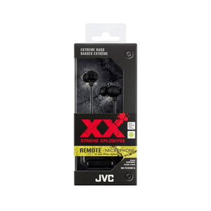 JVC HA-FX103M-B Écouteurs XX Intra-Auriculaire Résistant avec Microphone et Télécommande Noir - Simple Boutique